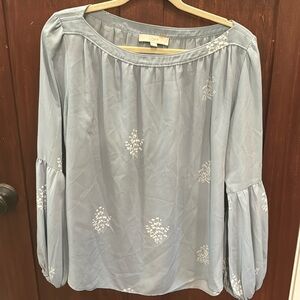 Loft long sleeved blouse size XL. EUC